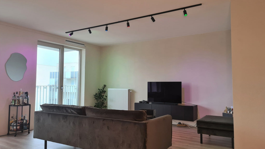 Philips Hue en railverlichting: slimme sfeer in huis