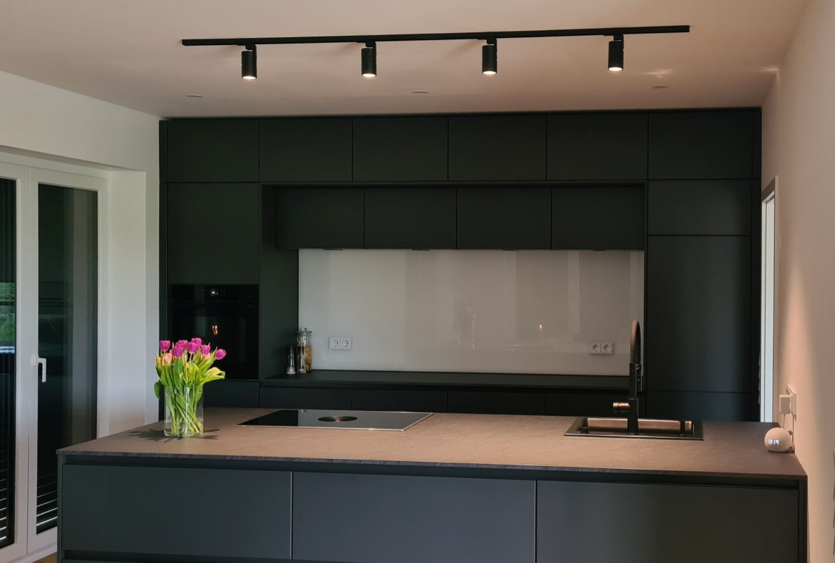 set 4m | voeding midden – TUBY GU10 1-fase zwart