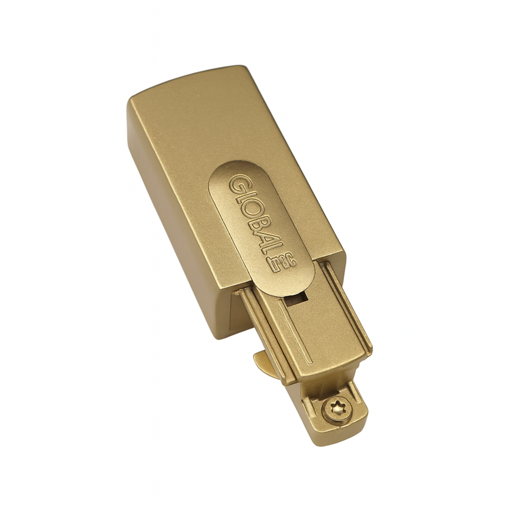 1fase rail Messing - rail eindvoeding GB12