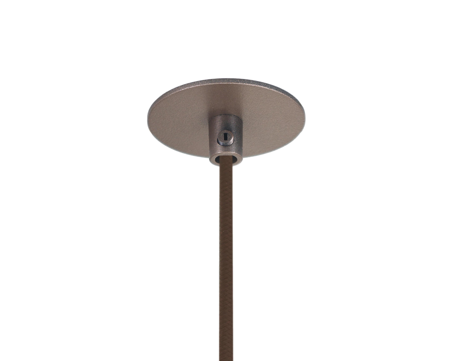Inbouw plafondkap voor hanglamp brons