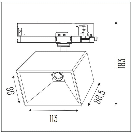 3F Railspot WALLY II HE - wit