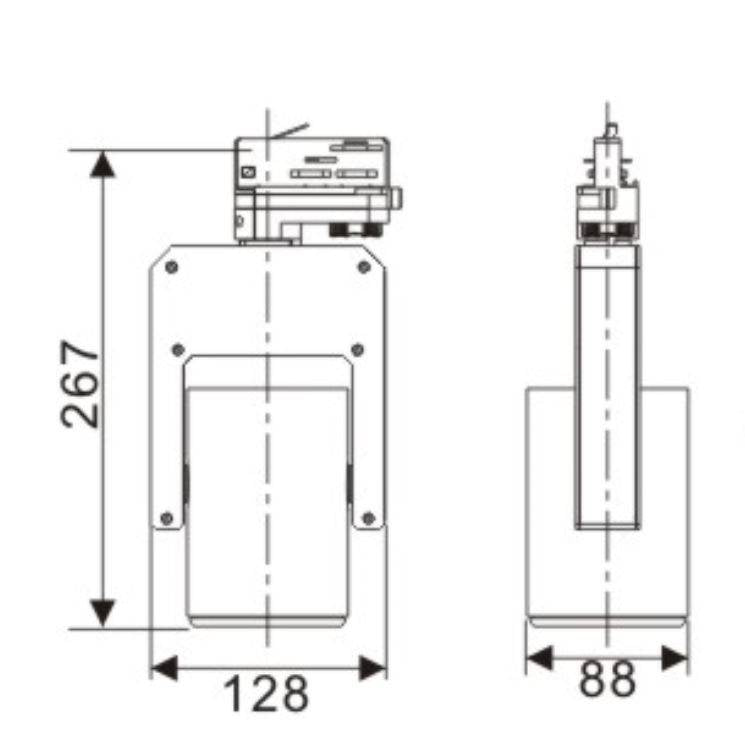 Railspot CUBE 30W 4000K DIM - wit