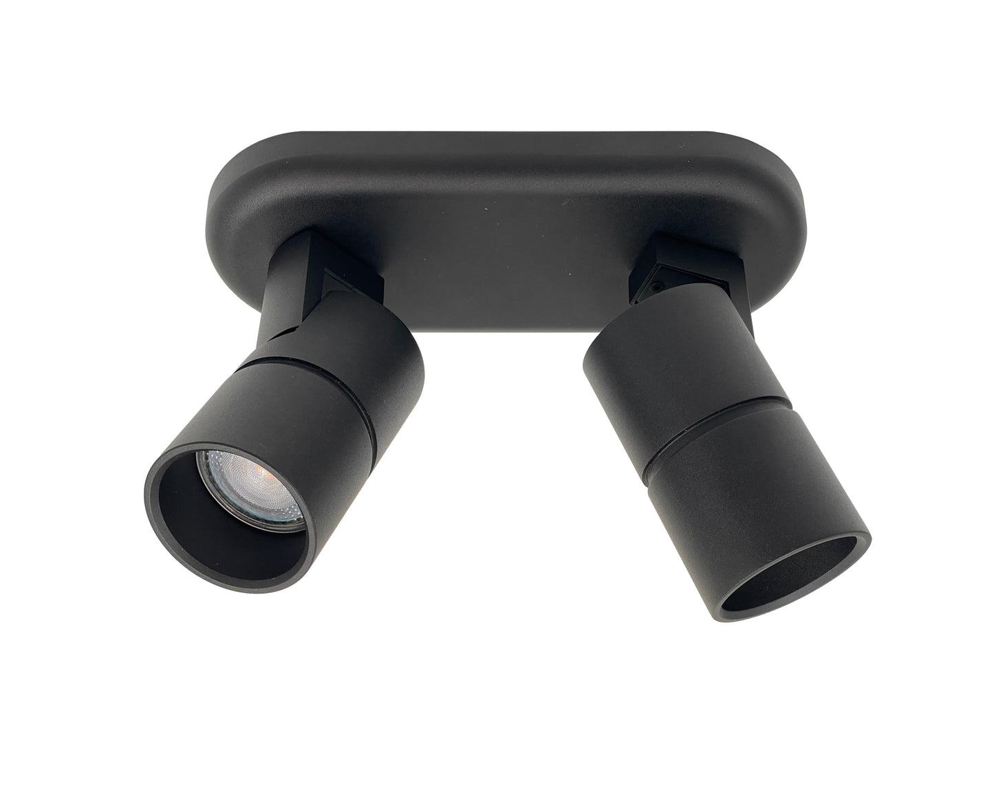 Opbouwspot TUBY DUO GU10 zwart