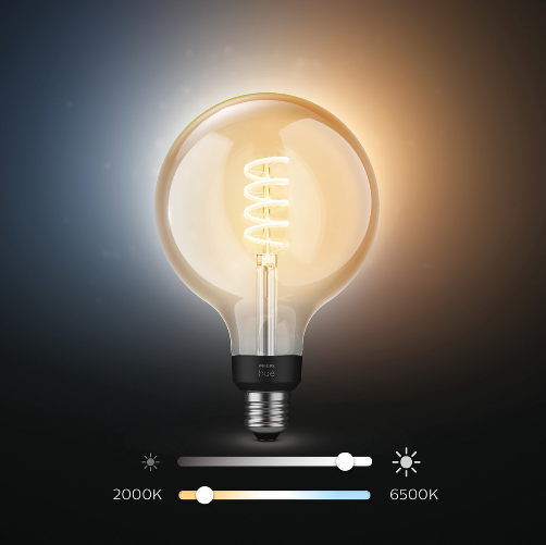 Philips HUE White Ambiance Filament Bulb Pear A60