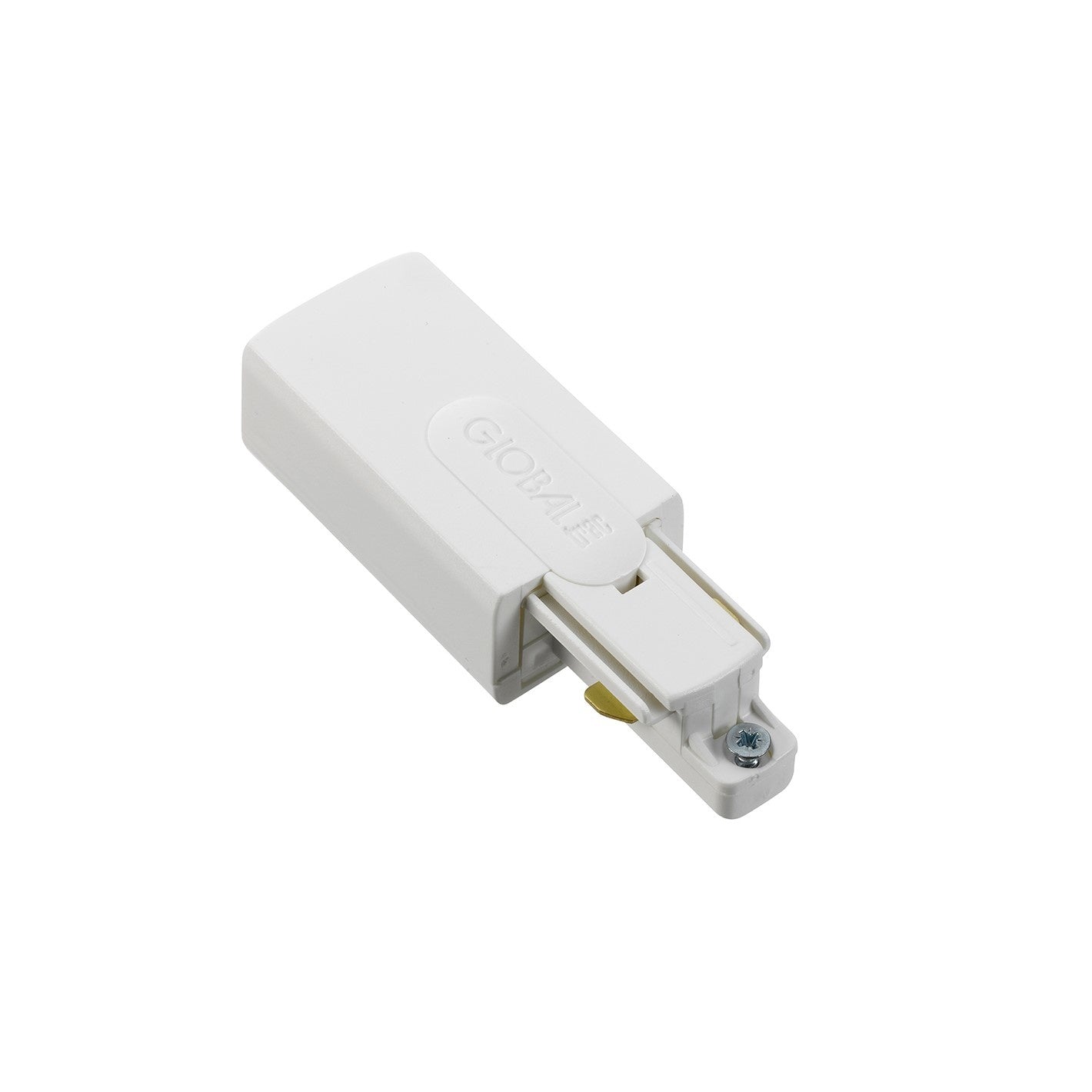 1fase rail wit - rail eindvoeding GB12-3