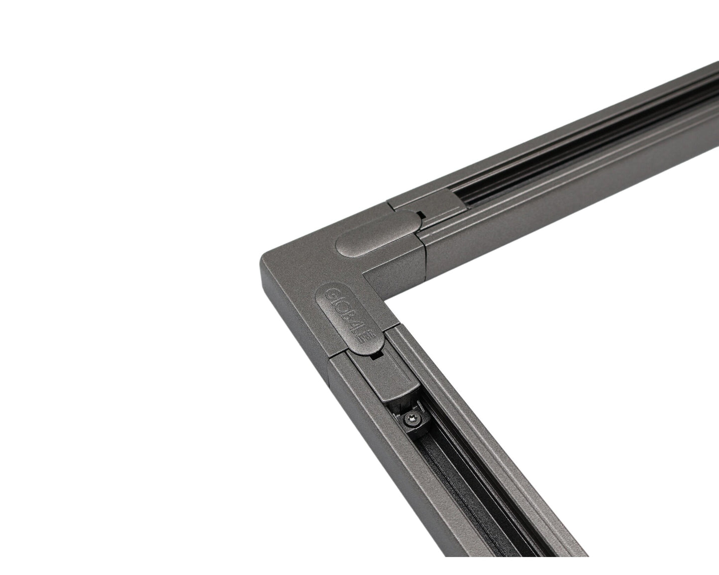 1fase rail Gunmetal - hoekstuk GB34