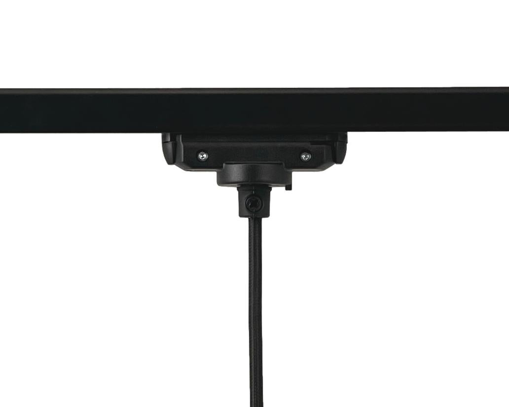 1fase rail zwart - hanglamp adapter compact