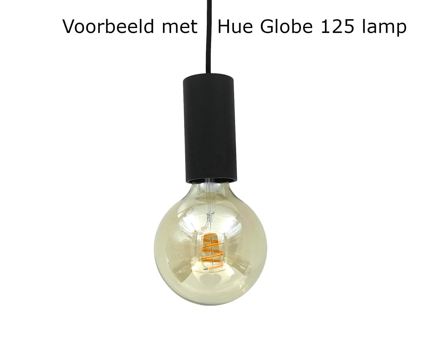 3F zwart - Fitting LUXON E27