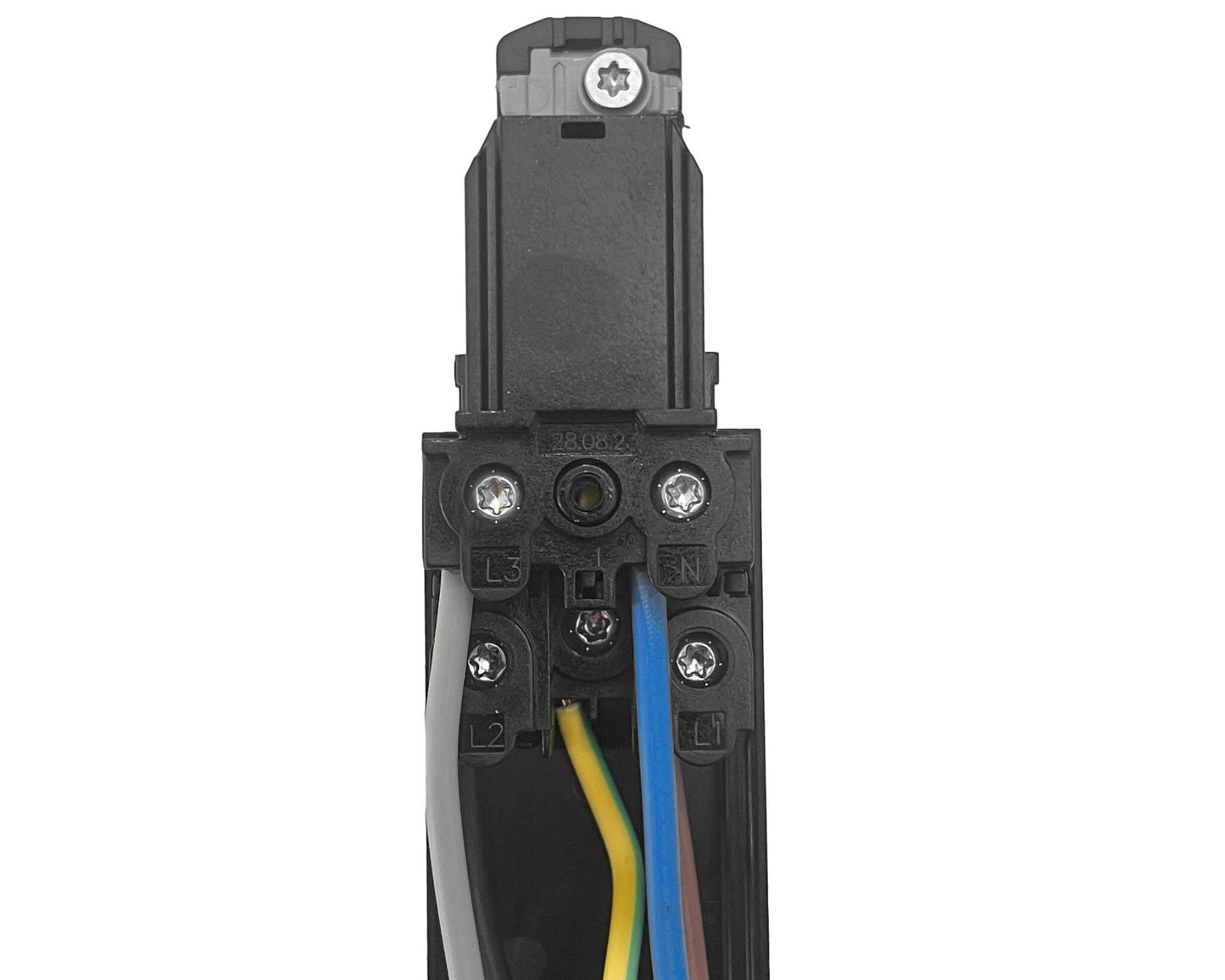 3fase rail grijs - rail middenvoeding XTS14-1