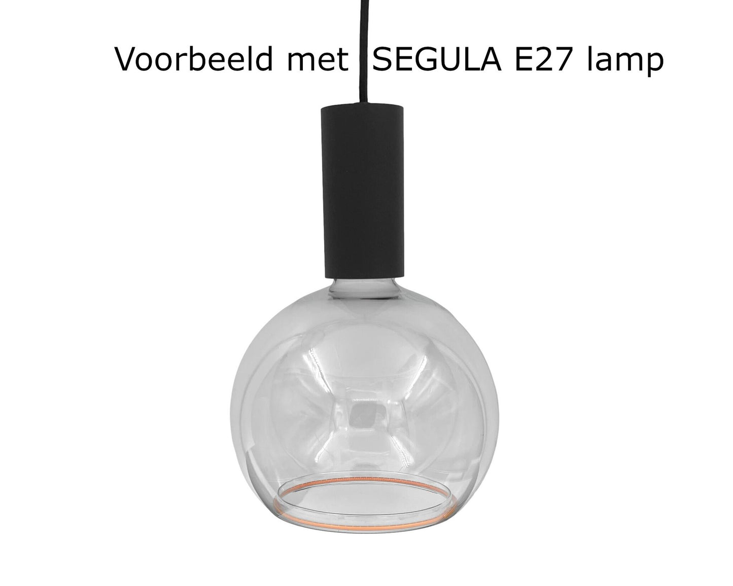 1F zwart - Fitting LUXON E27