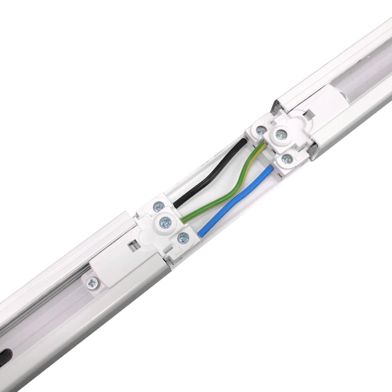 1fase rail wit - rail midden voeding GB14-3