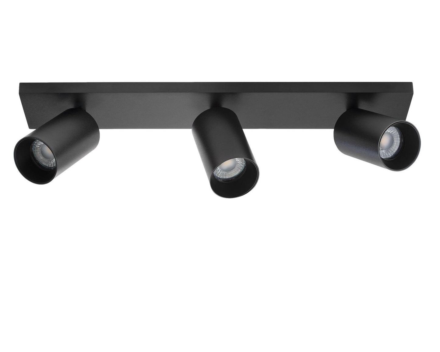 Opbouwspot HELIOS drievoudig GU10 - zwart