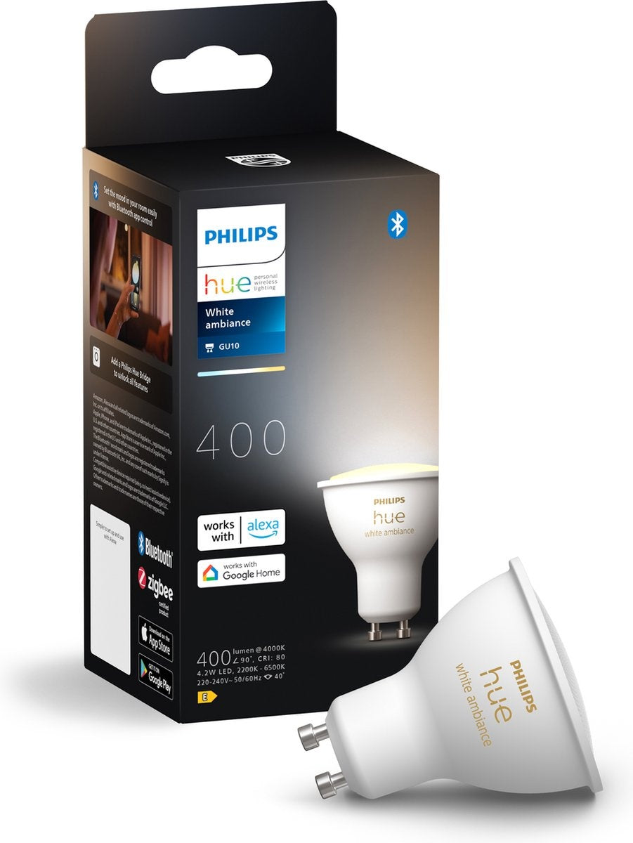 Philips HUE White Ambiance GU10 enkele lamp (1-pack)