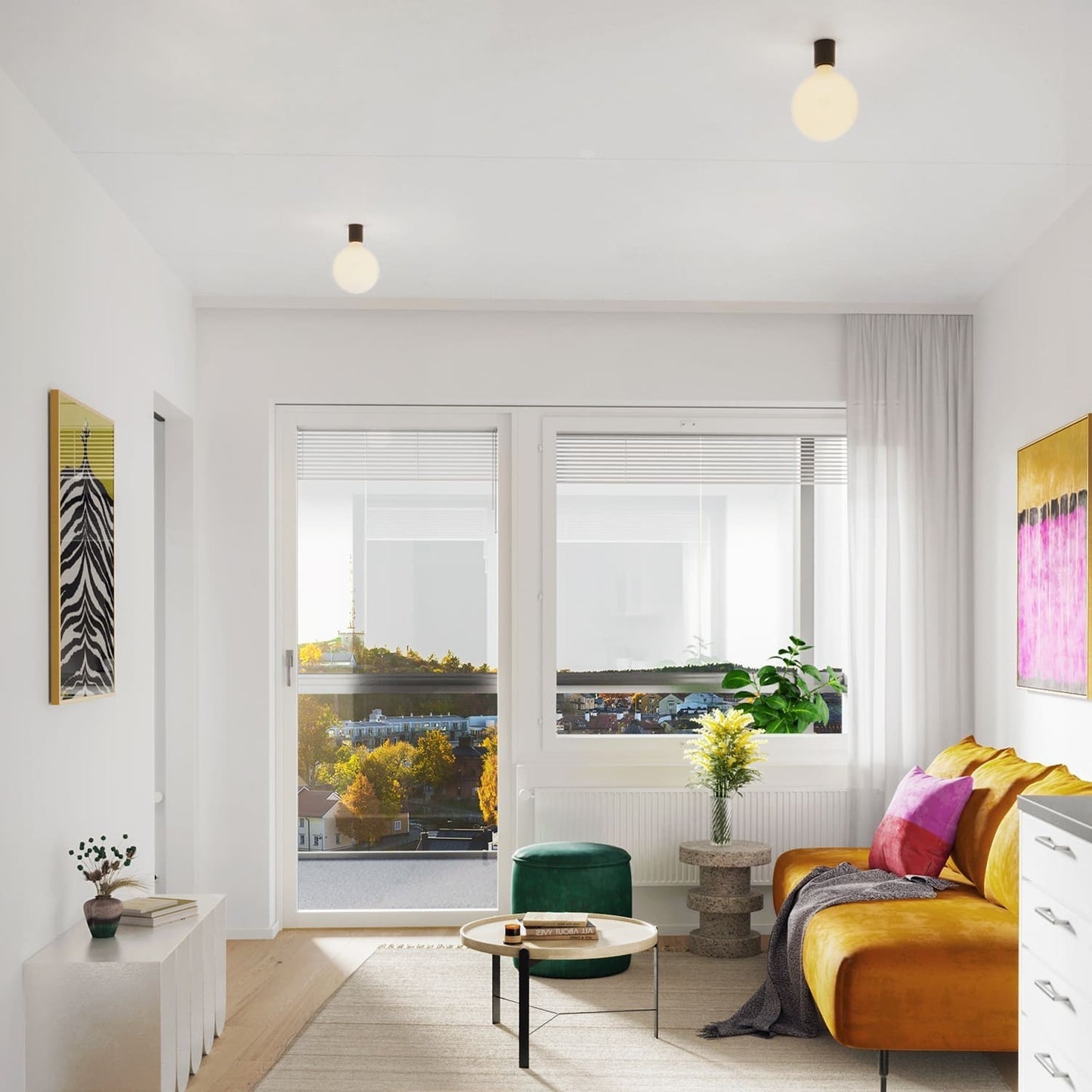 E27 Fitting wand/plafond zwart