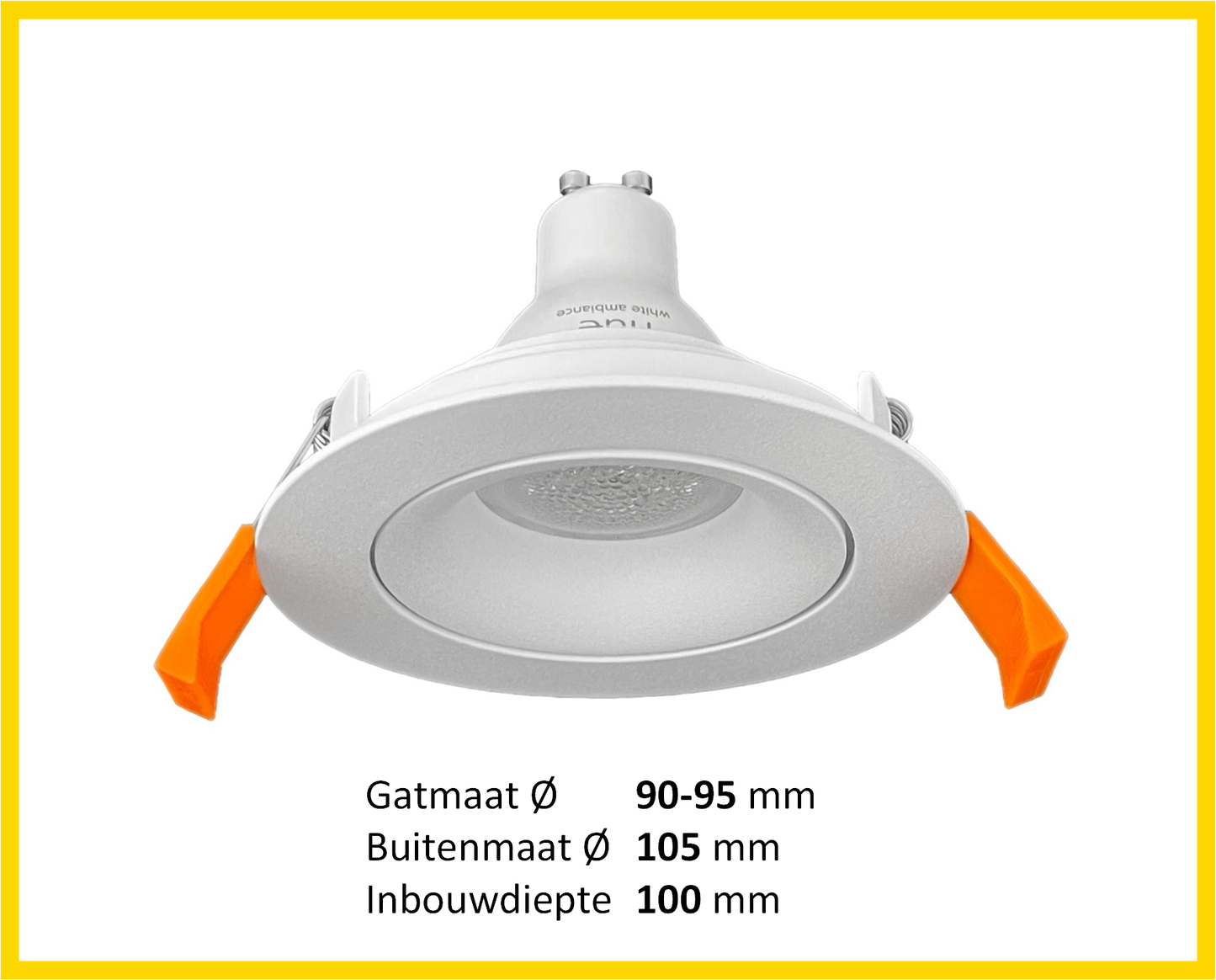 Inbouwspot - PRIME GU10 wit