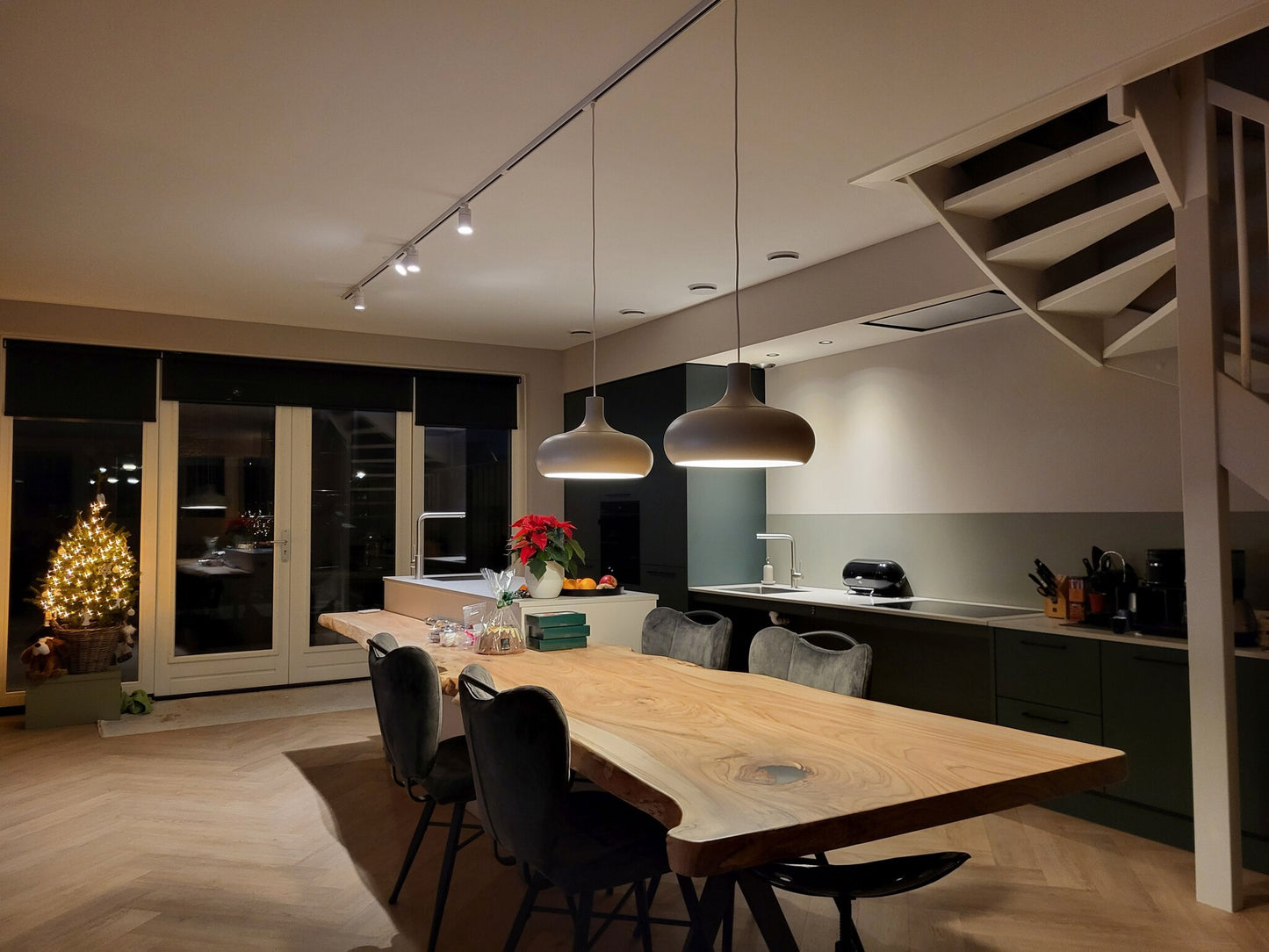 1fase rail wit - hanglamp adapter mini