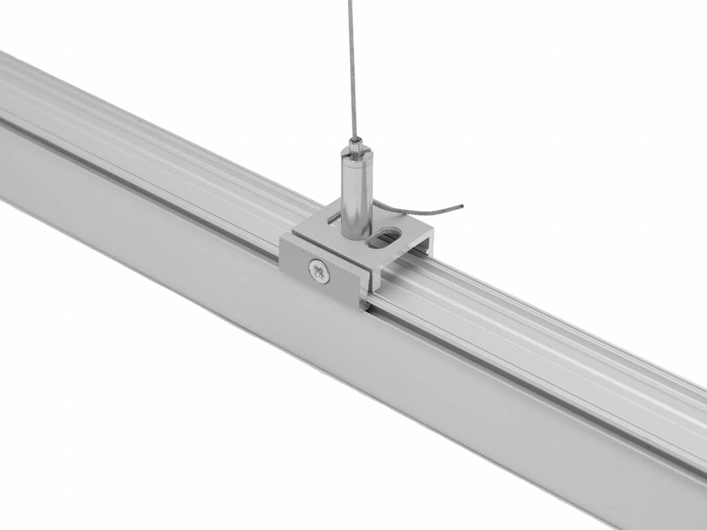 3f rail zwart - ophangset staaldraad