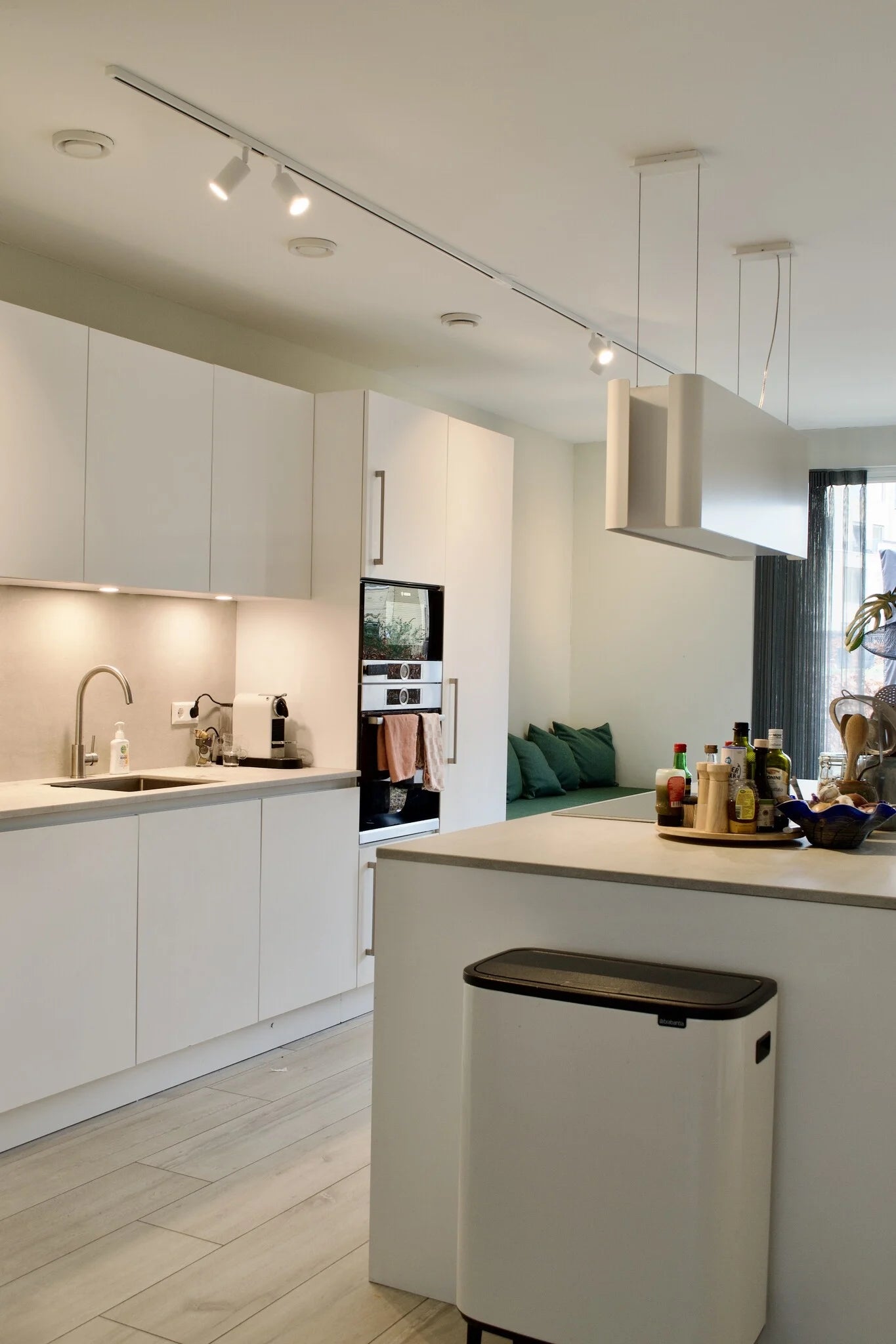 set 1m | voeding einde - MODERN GU10 1-fase wit