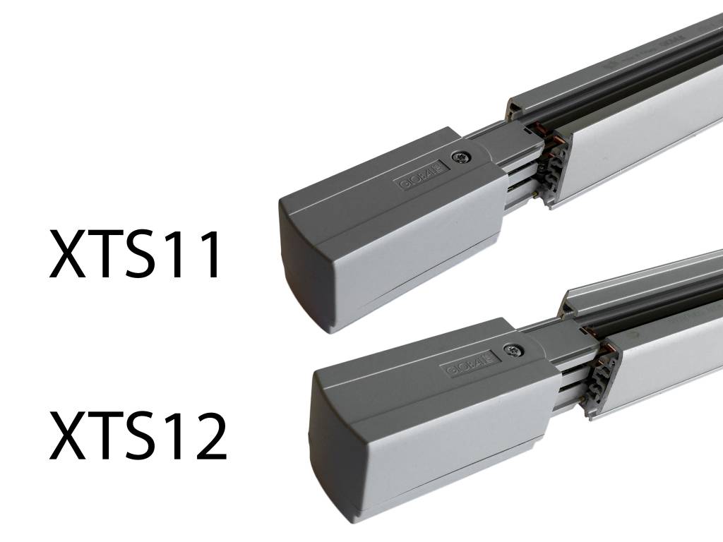 3fase rail grijs - rail eindvoeding XTS12-1
