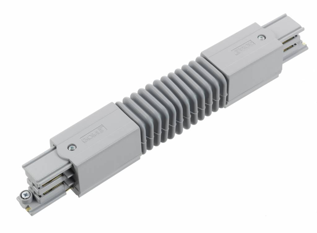3fase rail grijs - flexibel hoekstuk XTS23-1