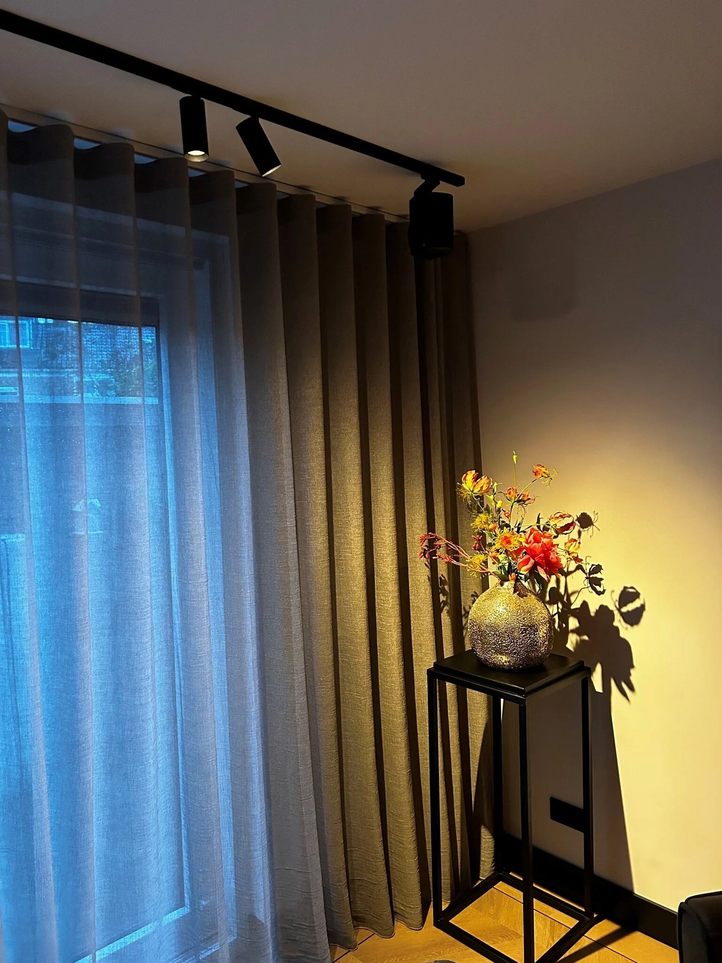set 2m | voeding midden - NOIR GU10 1-fase zwart
