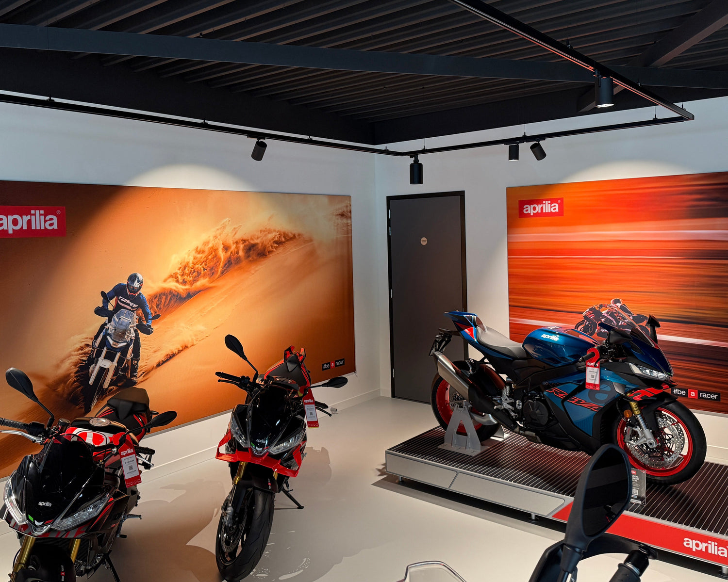 showroom verlichting railverlichting met spots