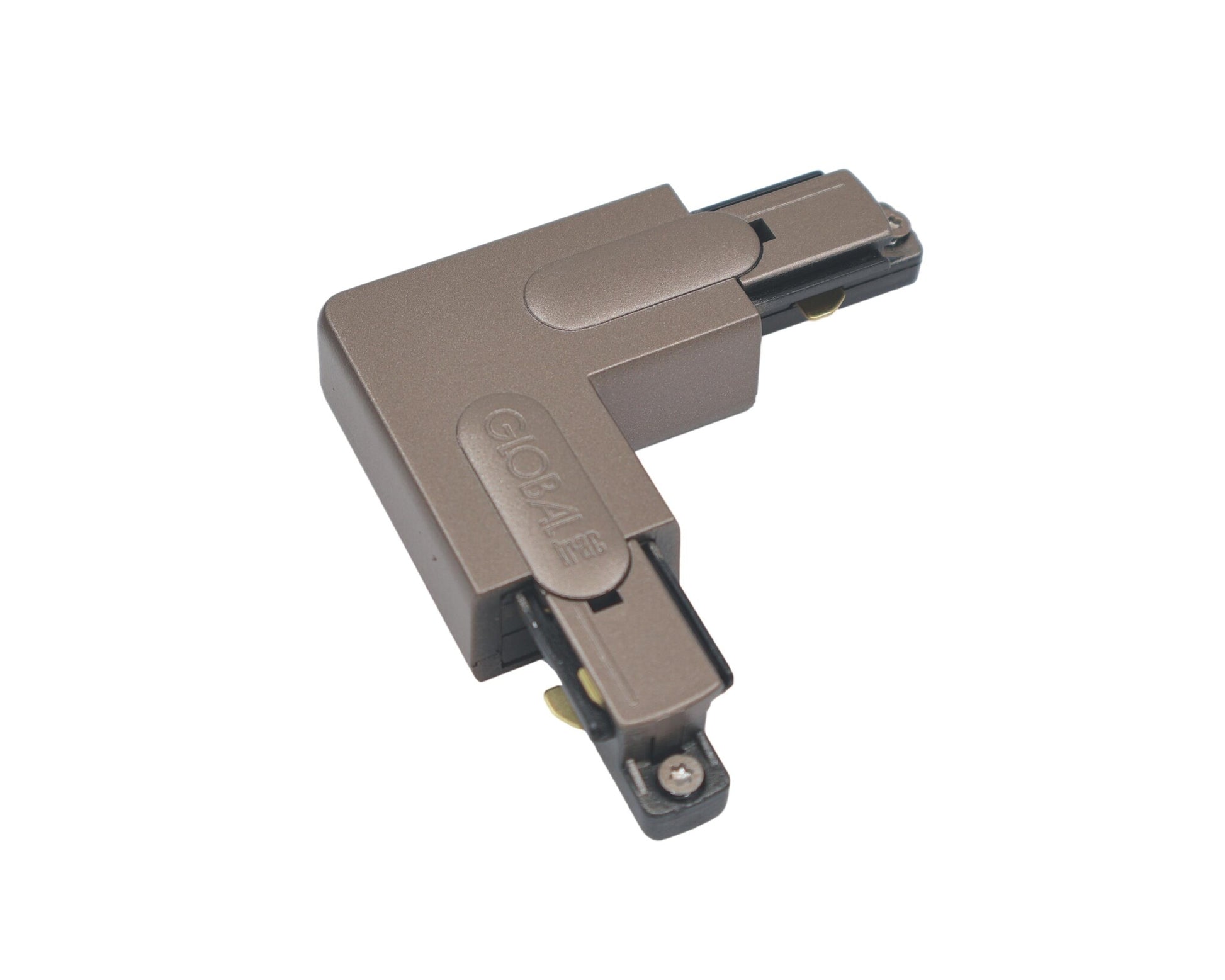 bronzen 1-fase hoekstuk voor railverlichting