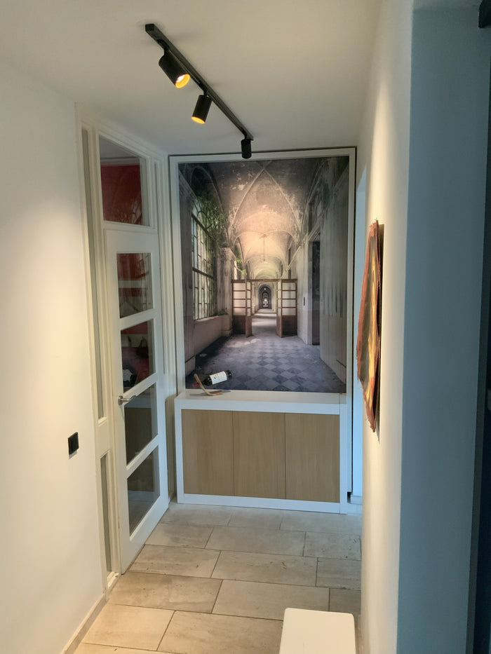 Zwart railverlichting Hal Nordic Global 1F rail met HELIOS GU10