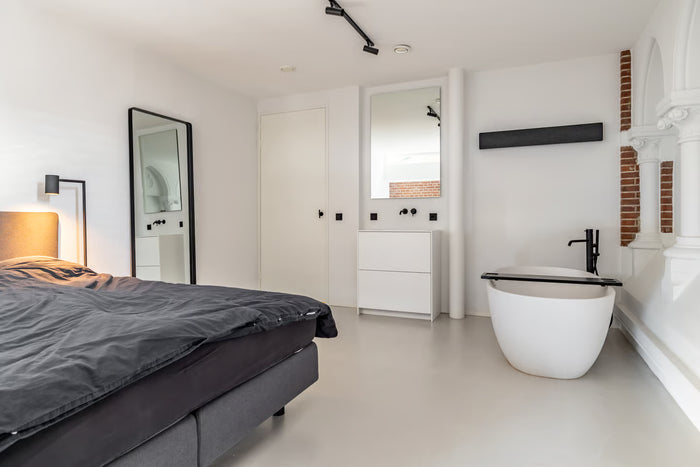 Zwart railverlichting Badkamer, 
        
          
          Slaapkamer Nordic Global 1F rail met SLIMM-50