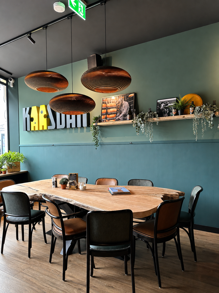 Zwart railverlichting Horeca Nordic Global 3F rail met SLIMM-50