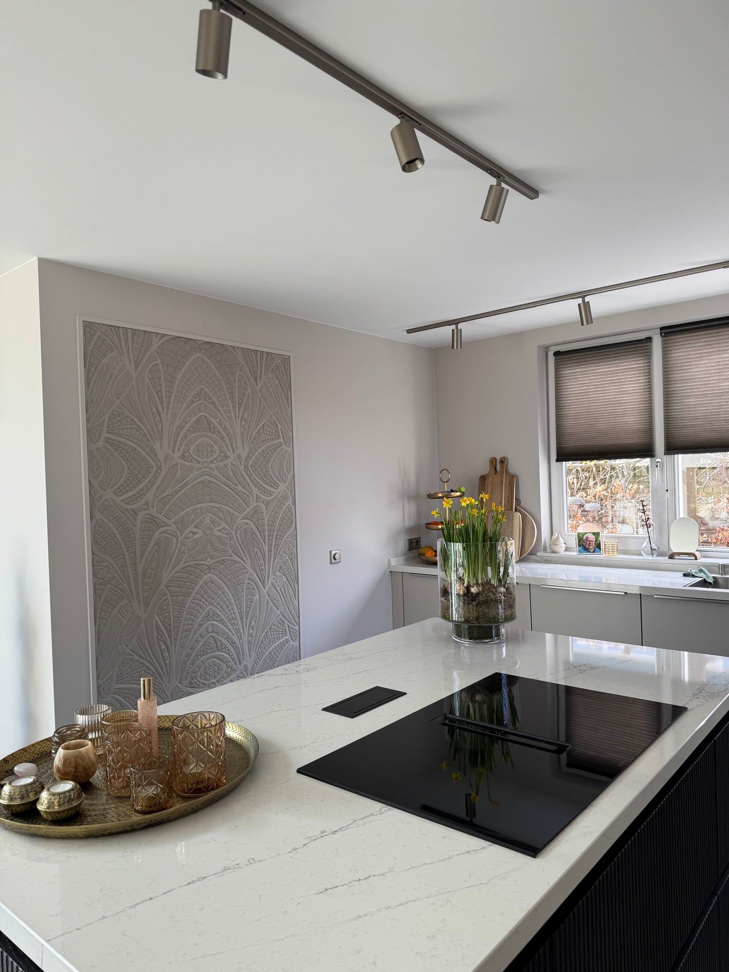 1fase rail met spots champagne afwerking 