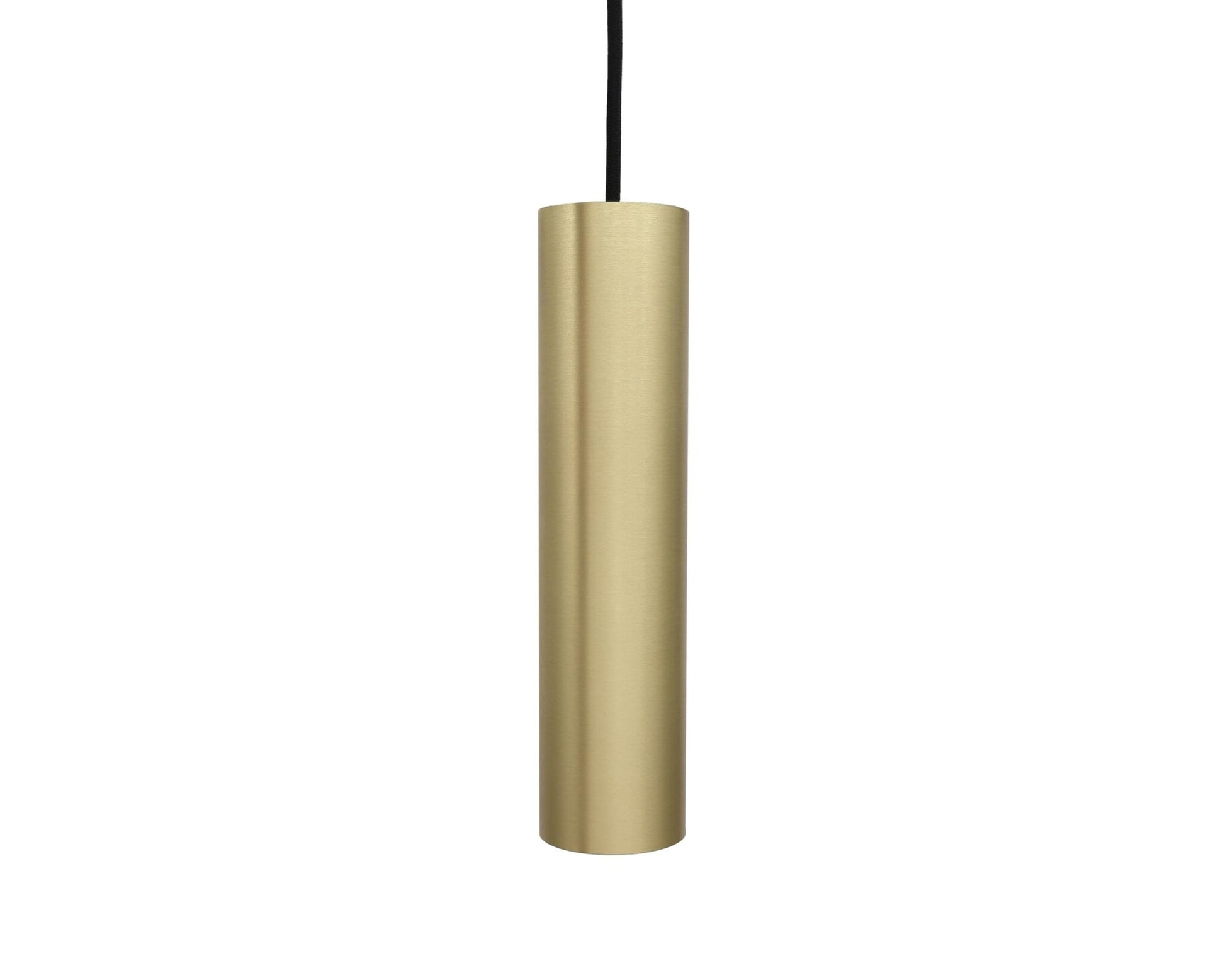 messingkleurige GU10 pendel voor 3-fase rail
