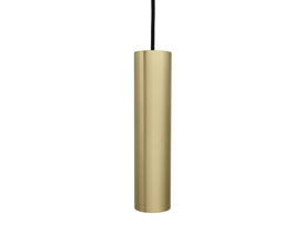 messingkleurige GU10 pendel voor 3-fase rail