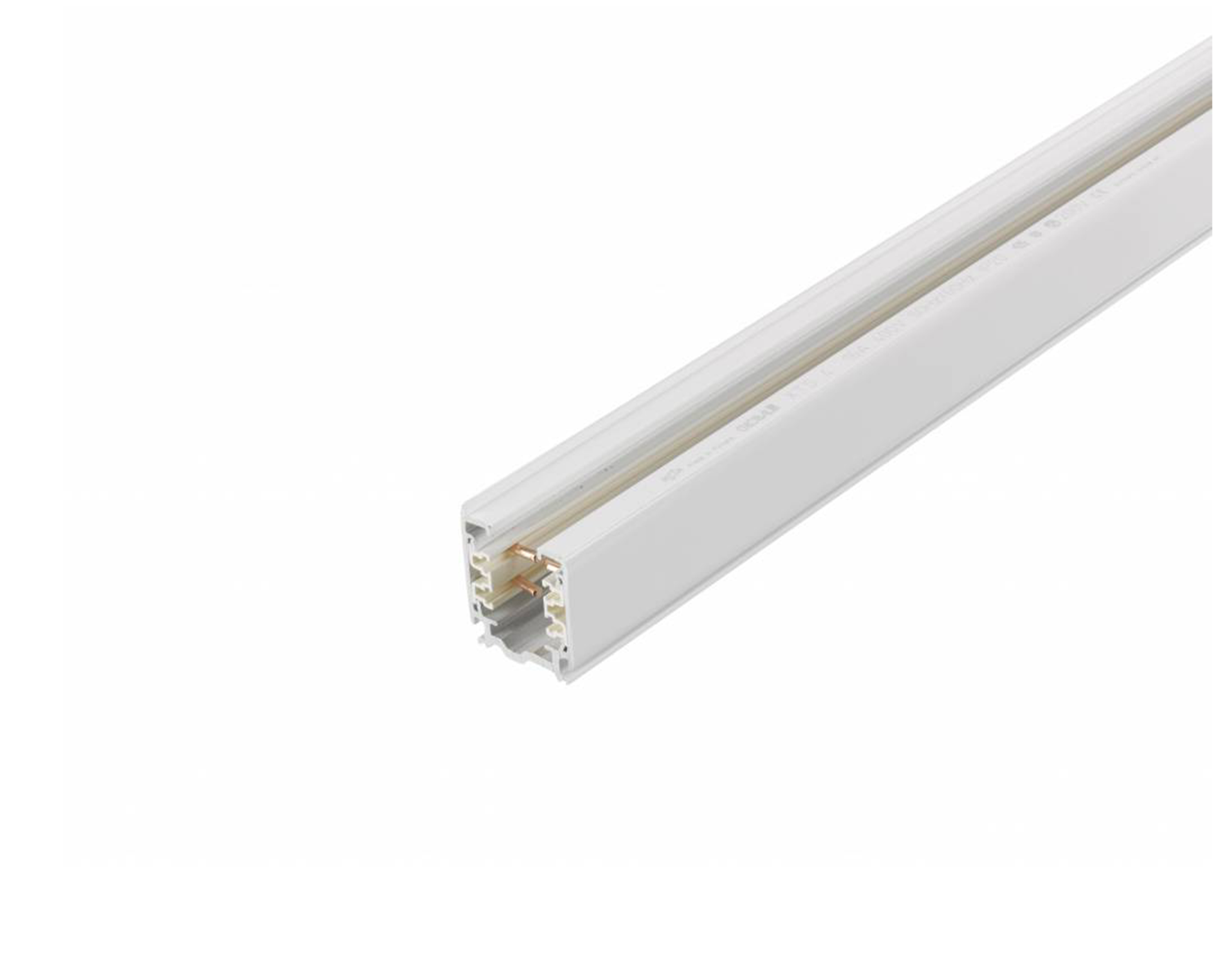 Witte 3-fase railverlichting voor bedrijven