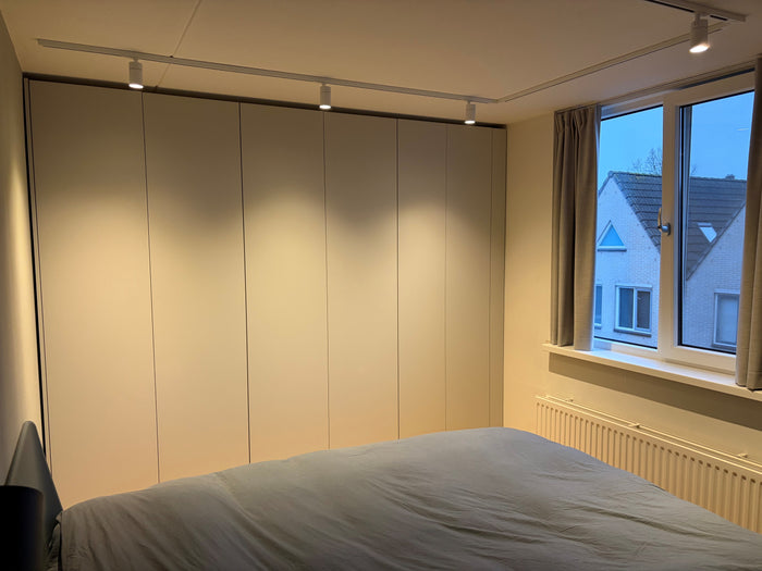Wit railverlichting Slaapkamer Nordic Global 1F rail met COMPACT GU10