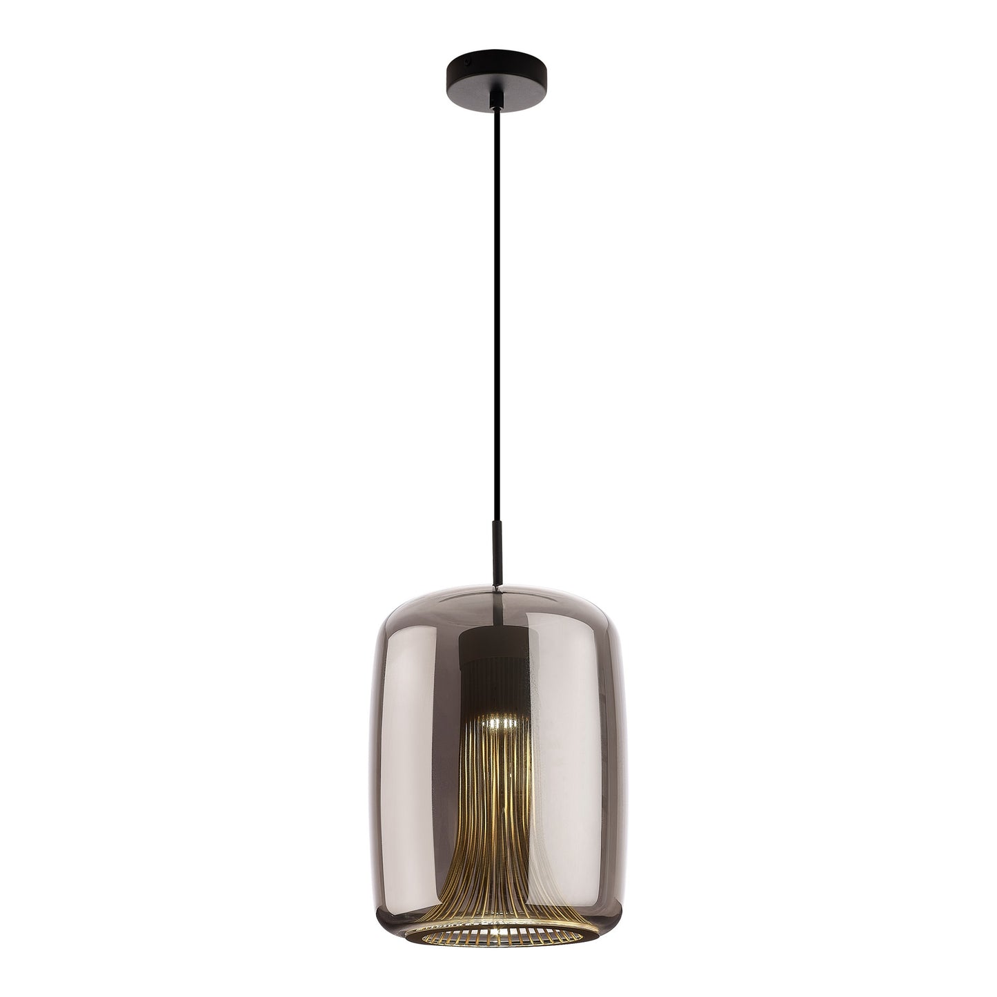 GU10 LUNARA HANGLAMP CILINDER CHROOM 3F
