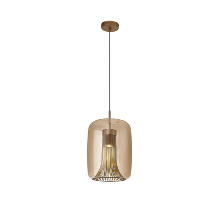 GU10 LUNARA HANGLAMP CILINDER BRONS 3F