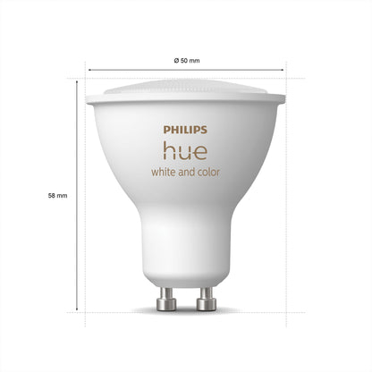 Philips HUE White And Color GU10 enkele lamp (1-pack)