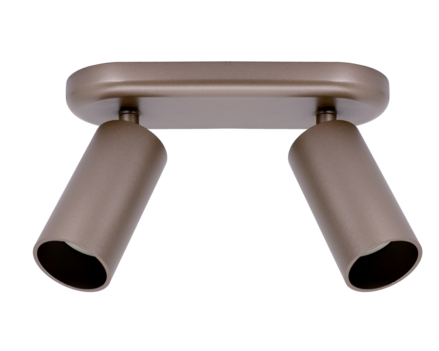 Bronzen opbouwspot met GU10 fitting en geschikt voor Hue