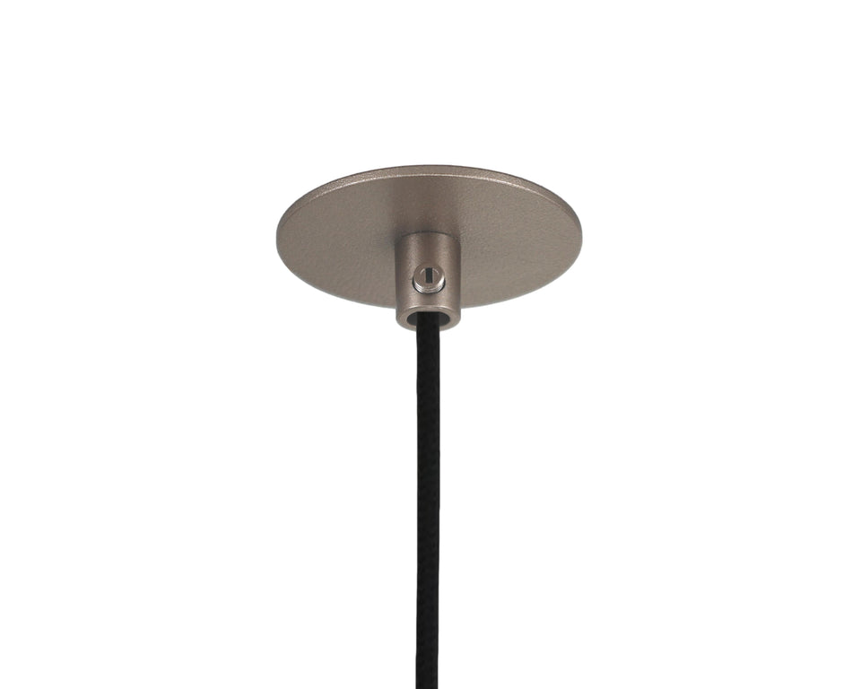 Champagne kleurige plafondrozet