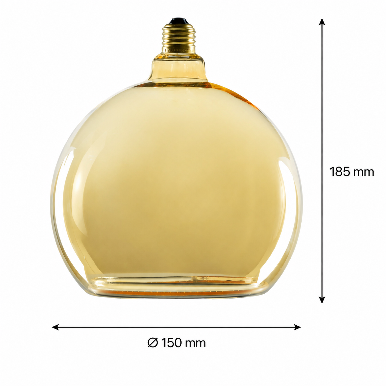 E27 FLOATING LED GLOBE GOLD