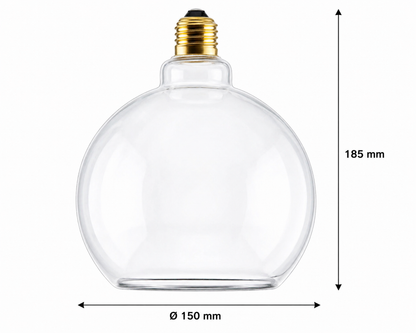 E27 FLOATING LED GLOBE CLEAR