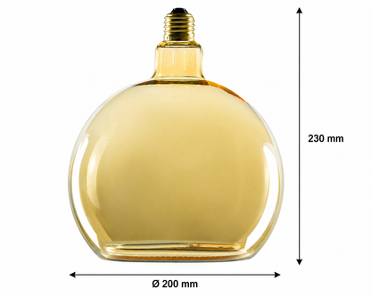 E27 FLOATING LED GLOBE GOLD