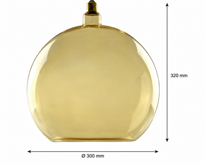 E27 FLOATING LED GLOBE GOLD