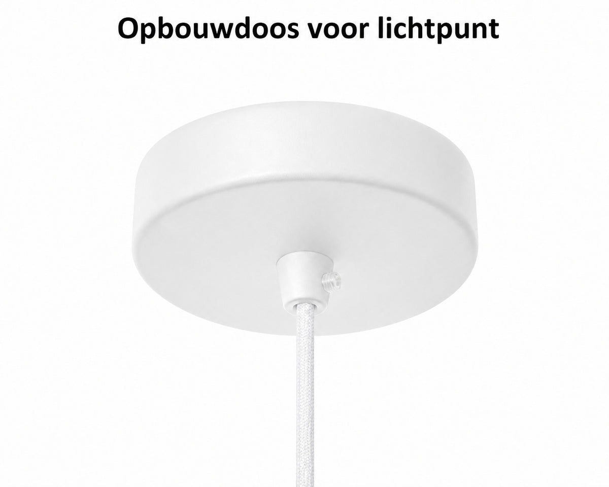 LUXON E27 FITTING MET KABEL WIT