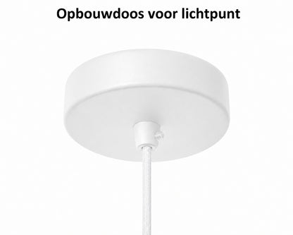LUXON E27 FITTING MET KABEL WIT