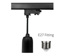 DESIGN E27 FITTING MET KABEL ZWART 3F
