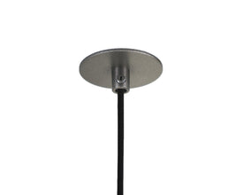 Gunmetal kleurige plafondrozet voor hanglampen