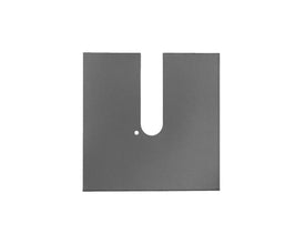 Plafond afdekkap in de kleur gunmetal