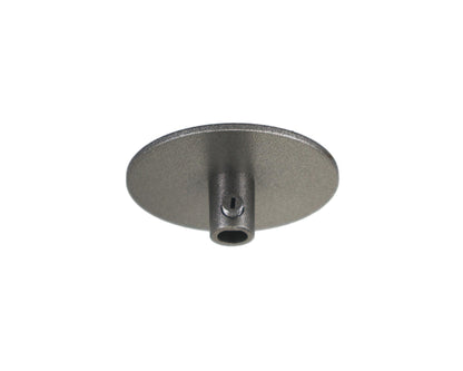 Gunmetal kleurige plafondrozet voor hanglampen
